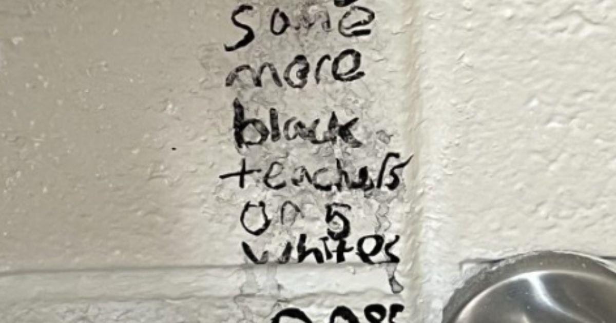 Police in Upper Darby, Pennsylvania, investigated graffiti that threatened white teachers.
