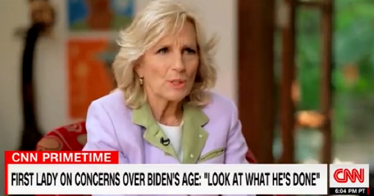 First lady Jill Biden is interviewed on CNN's "Primetime."