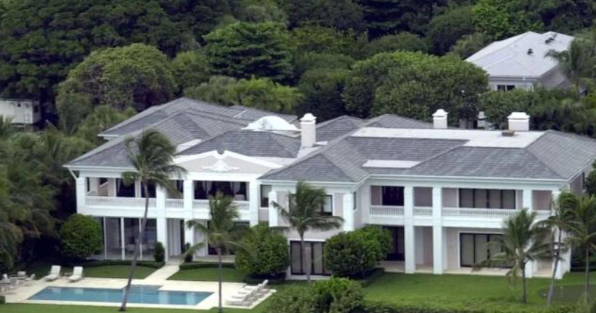 This Twitter screen shot shows conservative icon Rush Limbaugh's former home.