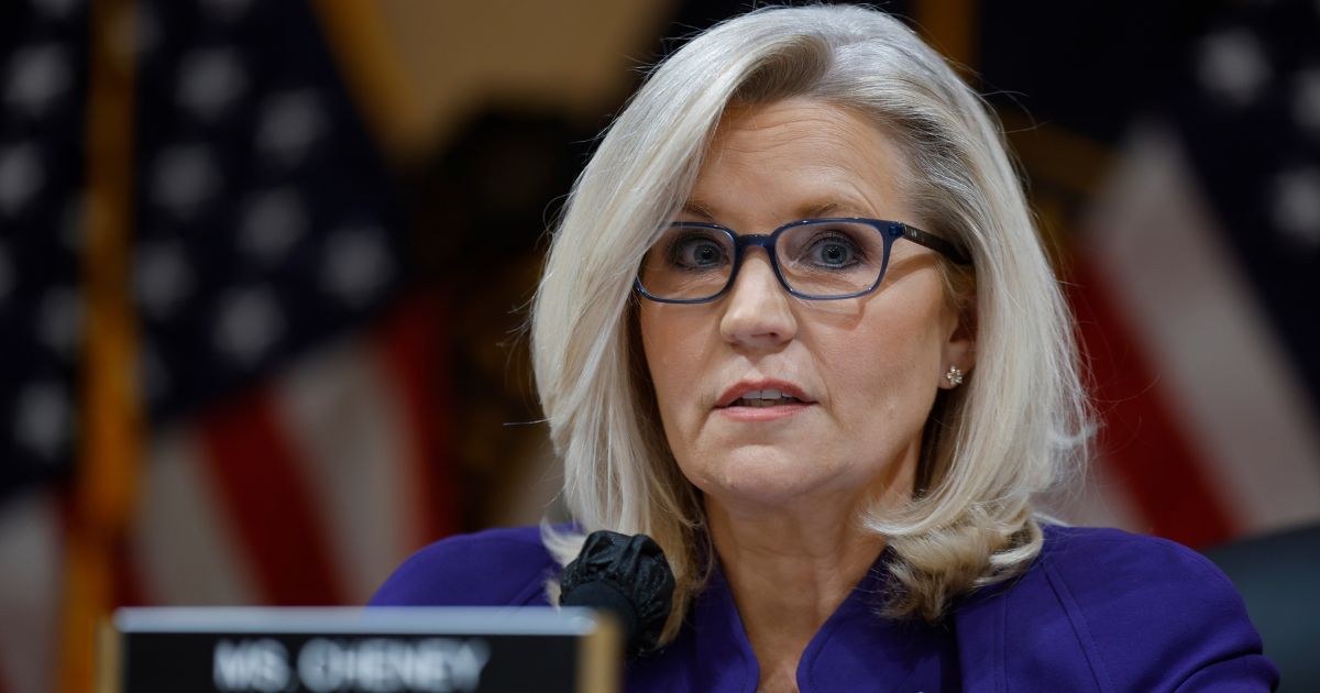 Then-Rep. Liz Cheney delivers remarks during the last public meeting of the Jan. 6 Committee in Washington, D.C., on Dec. 19, 2022.