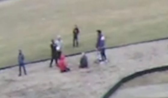 A harrowing video has surfaced of a racially charged schoolyard incident that rocked an Ohio community in February.