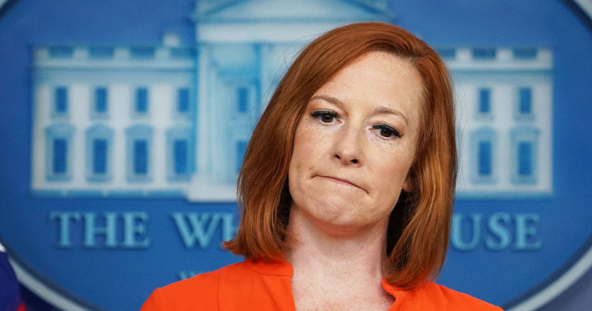 Then-White House press secretary Jen Psaki speaks during the daily briefing in the Brady Briefing Room of the White House in Washington, D.C., on June 21, 2021.