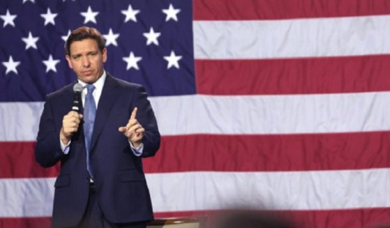 DeSantis, pictured in a March 10 photo from Des Moines, Iowa.