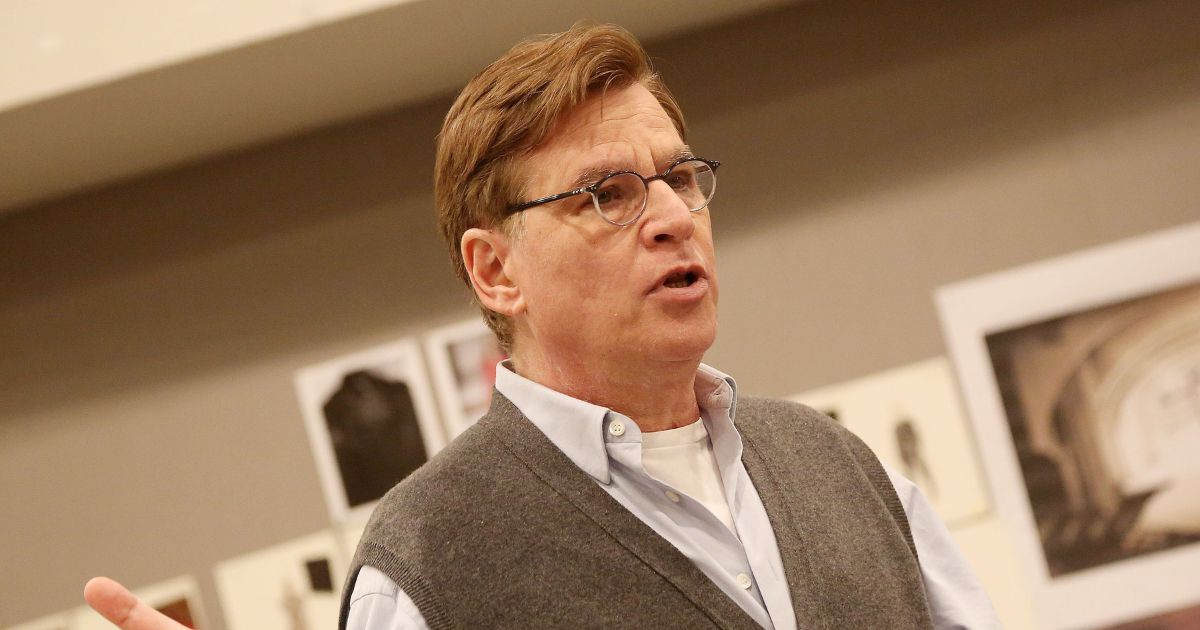 Writer Aaron Sorkin during the Lincoln Center Theater New Production of "Camelot" Photo Call & Press Day at The Lincoln Center Rehearsal Studios on Feb. 24 in New York City.