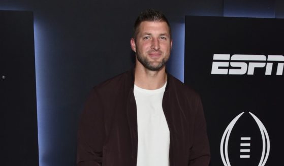 Tim Tebow attends ESPN And CFP's Allstate Party At The Playoff Event at The Majestic Downtown on Jan. 7 in Los Angeles.