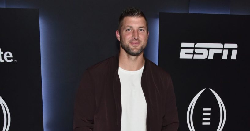 Tim Tebow attends ESPN And CFP's Allstate Party At The Playoff Event at The Majestic Downtown on Jan. 7 in Los Angeles.