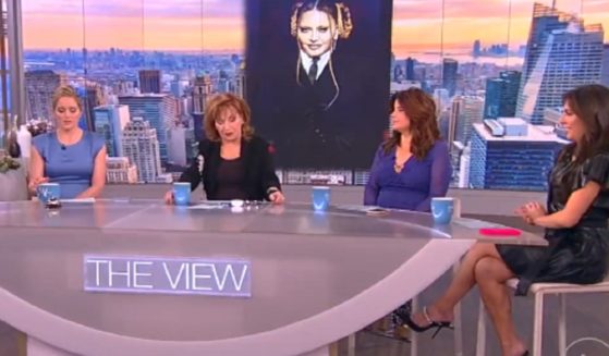 The co-hosts of "The View" on the Feb. 9 episode.