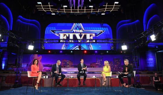 Jeanine Pirro, Harold Ford Jr., Jesse Watters, Dana Perino and Greg Gutfeld speak onstage during the 2022 Fox Nation Patriot Awards on Nov. 17, 2022, in Hollywood, Florida.