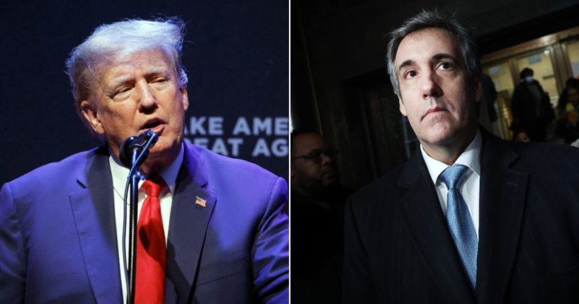 Michael Cohen, right, was former President Donald Trump's lawyer and claims he was not reimbursed, according to a new report.