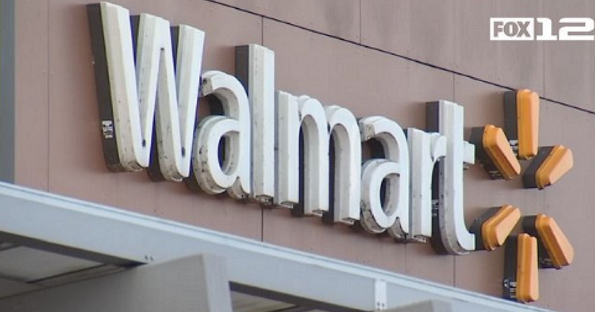 A Walmart sign in Portland, Oregon, outside one of two stores in the city being closed by retail giant Walmart.