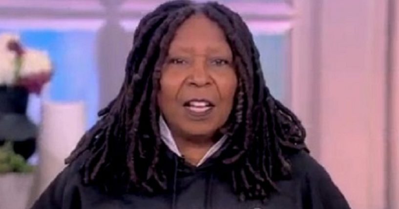Whoopi Goldberg on the set of "The View" on March 28, 2023.