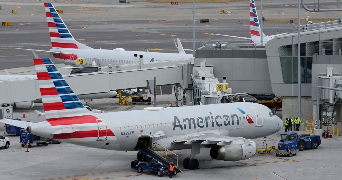 American Airlines planes sitting on the tarmac