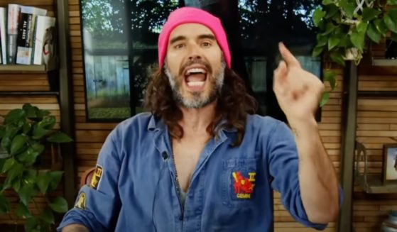 Russell Brand speaks about the indictment of former President Donald Trump.