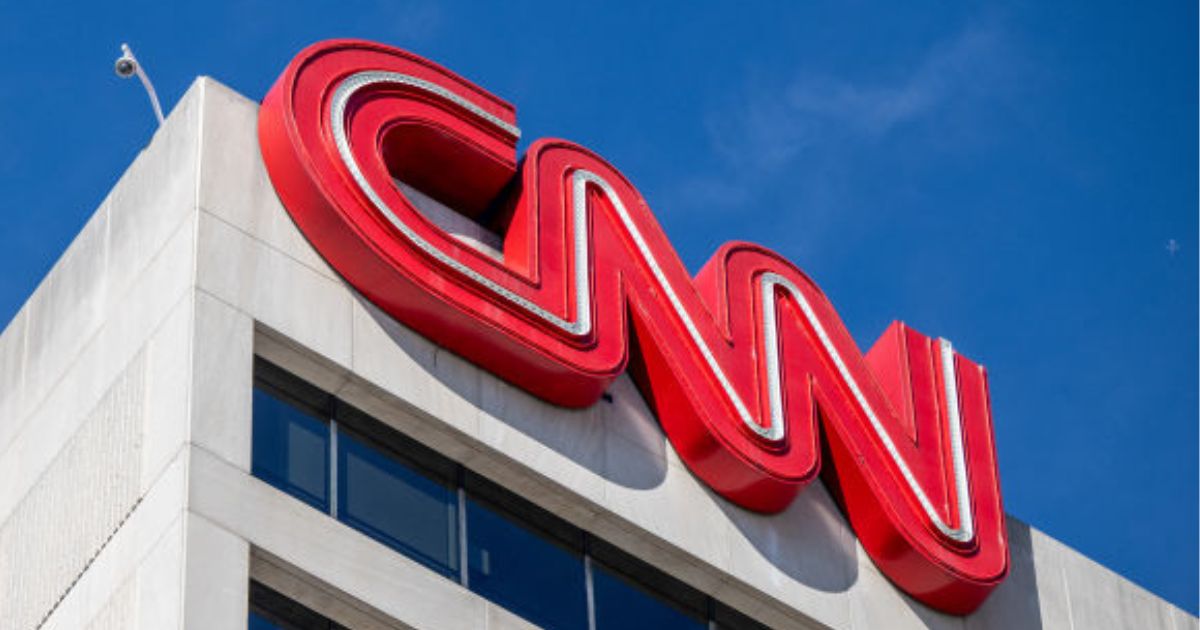 The CNN logo is pictured outside of the company's world headquarters in Atlanta, Georgia, on Nov. 17, 2022.