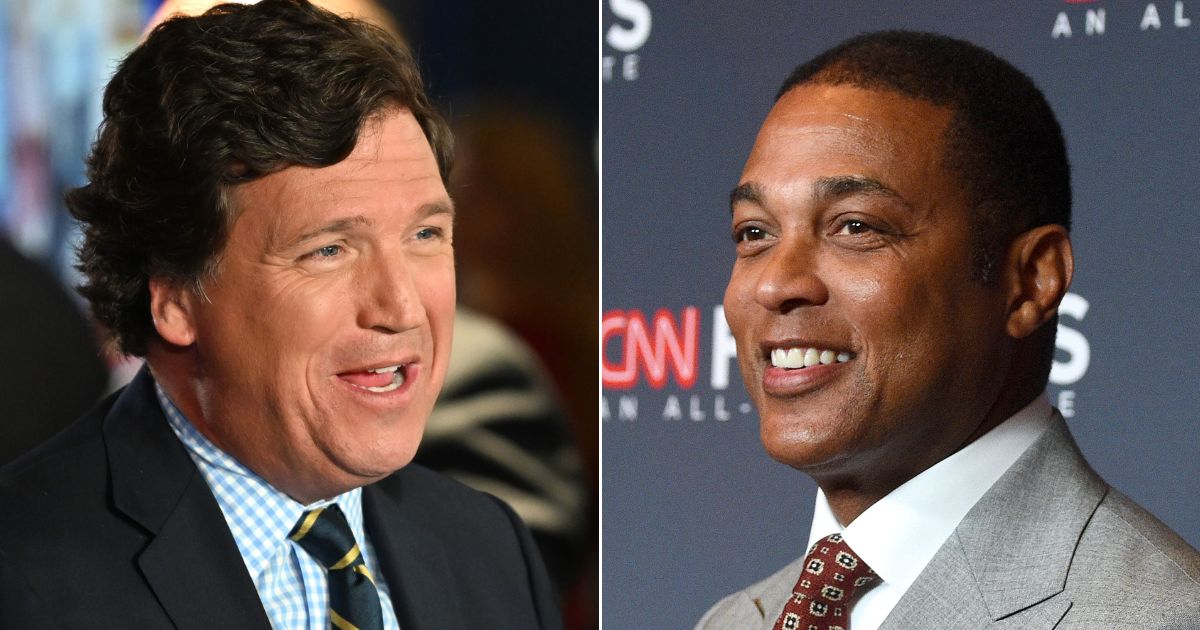 According to a report Monday from TMZ, the upstart cable news network NewsNation is interested in adding Tucker Carlson, left, and Don Lemon, right, to its lineup.