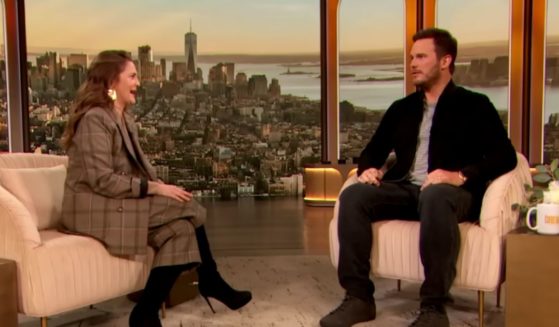 Chris Pratt appears on "The Drew Barrymore Show" on Tuesday.