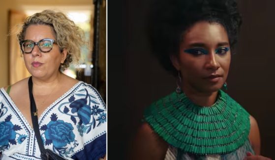 Tina Gharavi, director of the new Netflix documentary "Queen Cleopatra," revealed the agenda behind the choice to cast a black woman as Cleopatra.