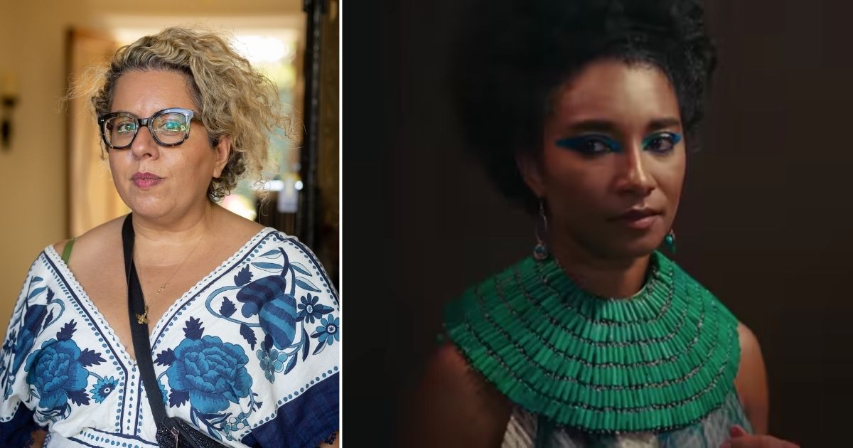 Tina Gharavi, director of the new Netflix documentary "Queen Cleopatra," revealed the agenda behind the choice to cast a black woman as Cleopatra.