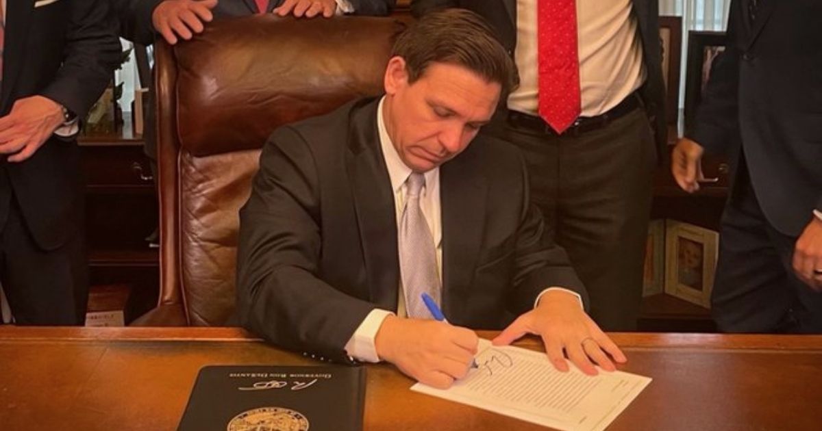 Florida Gov. Ron DeSantis signs legislation giving citizens the right to carry concealed firearms without a permit.