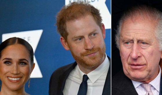 Then-Prince Charles, right, reportedly set the tone for future conflict in 2016, when he informed his son Prince Harry that there was no money to support his new fiancee, Megan Markle.