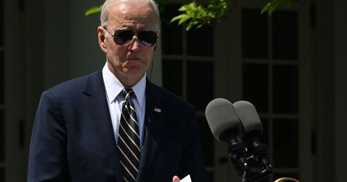 President Joe Biden speaks during a news conference in the Rose Garden of the White House in Washington, D.C., on Wednesday.