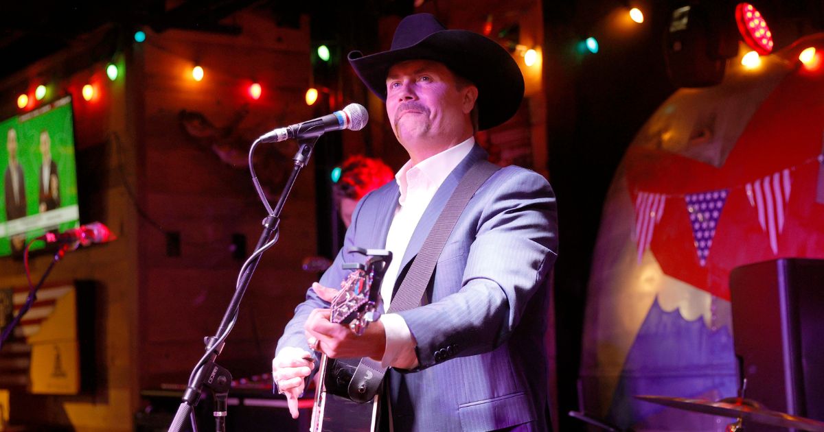 Country artist John Rich performs at his Redneck Riviera bar in Nashville, Tennessee, on March 27, 2021.