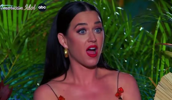 Katy Perry looking shocked