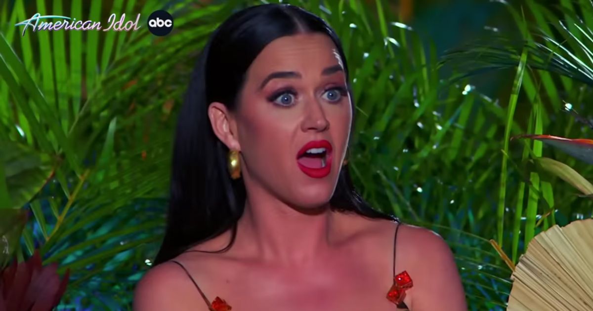 Katy Perry looking shocked