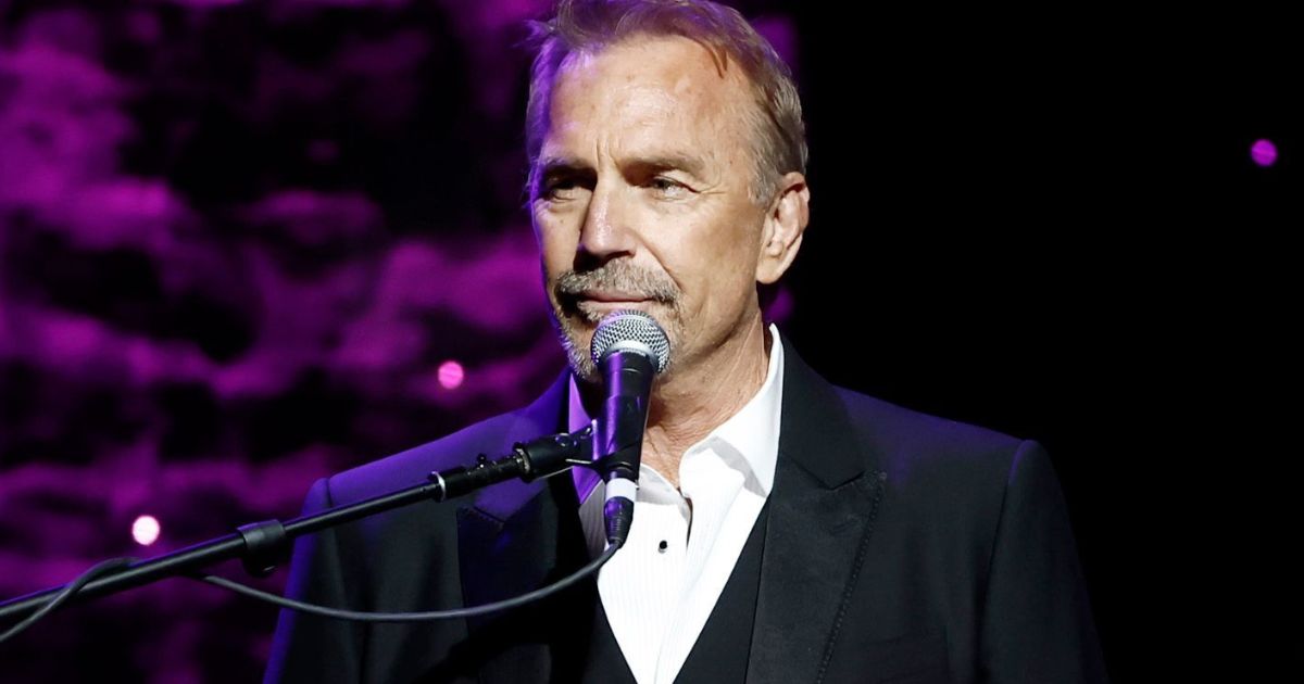 Actor Kevin Costner speaks onstage during the Pre-GRAMMY Gala and GRAMMY Salute to Industry Icons in Los Angeles, California, on Feb. 4.