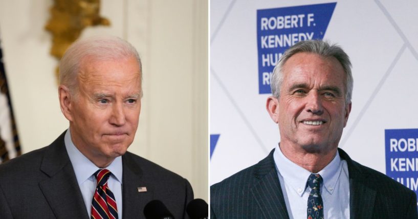 Robert F Kennedy Jr and Joe Biden