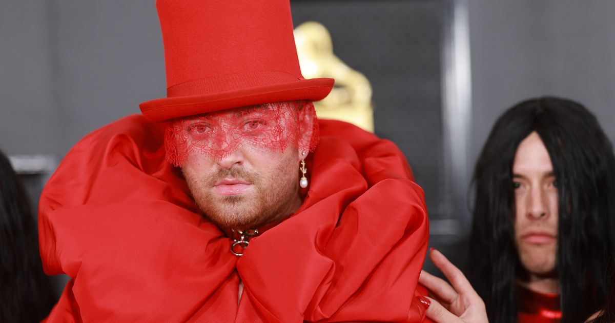 Sam Smith attends the 65th GRAMMY Awards on Feb. 5 in Los Angeles.