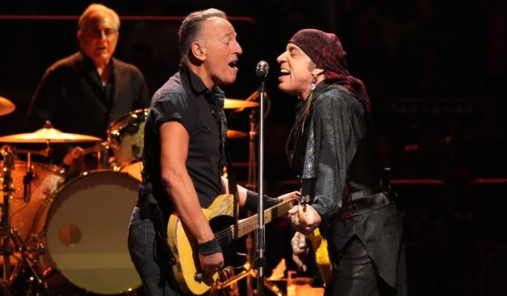 Bruce Springsteen and Steven Van Zandt perform at TD Garden in Boston on March 20.
