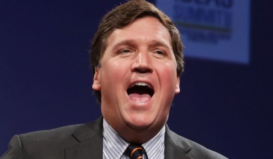 Tucker Carlson speaks during the National Review Institute's Ideas Summit at the Mandarin Oriental Hotel in Washington on March 29, 2019.