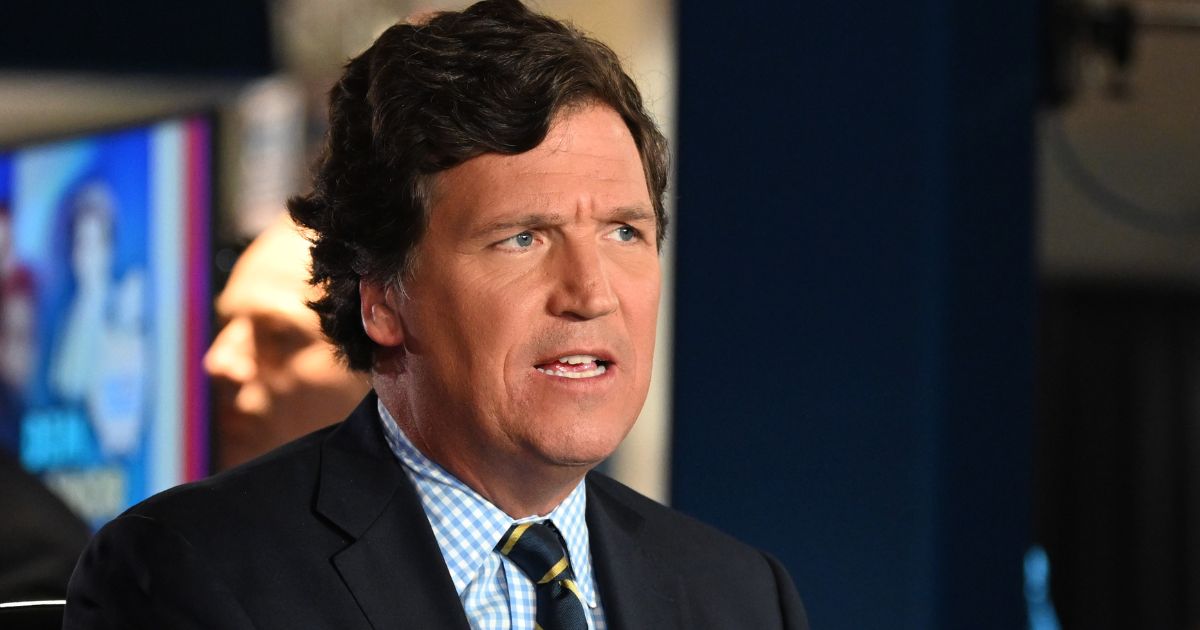 Tucker Carlson speaks during the Fox Nation Patriot Awards at the Seminole Hard Rock Hotel and Casino in Hollywood, Florida, on Nov. 17.