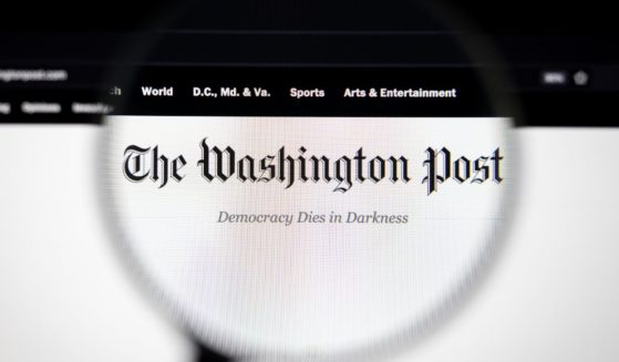 The Washington Post website is seen in this stock image.