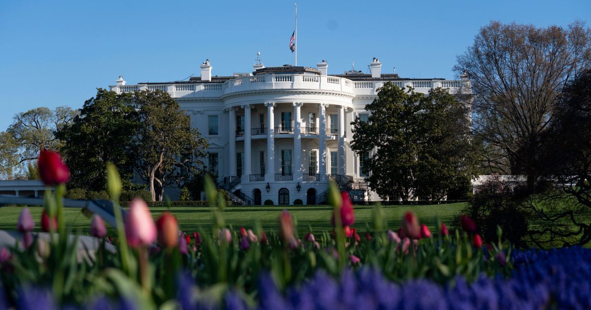 a view of the White House grounds