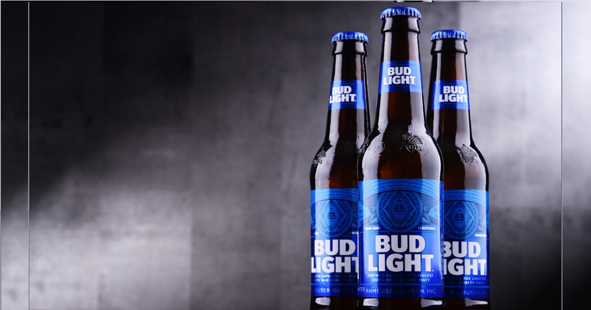 Bottles of Bud Light.
