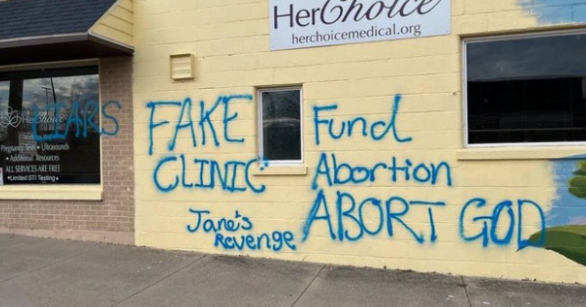 A pro-life pregnancy center in Bowling Green, Ohio, was vandalized Saturday.