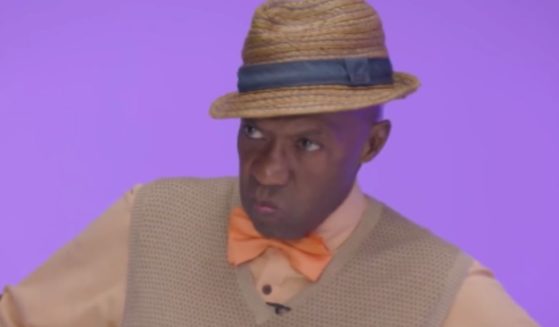 A grandpa walked off of the set of a video after being paired with a drag queen.