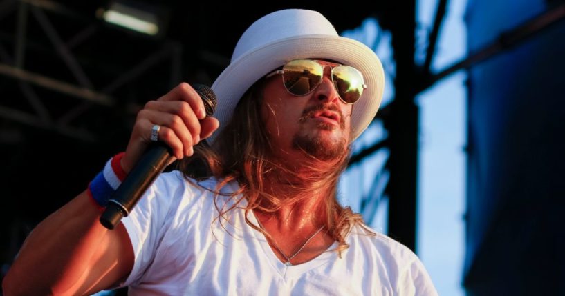 Kid Rock performs at the Indianapolis Motor Speedway on July 23, 2016, in Indianapolis, Indiana.