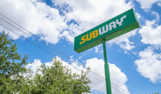 A Subway fast-food restaurant sign is seen on April 29, 2022, in Houston, Texas.