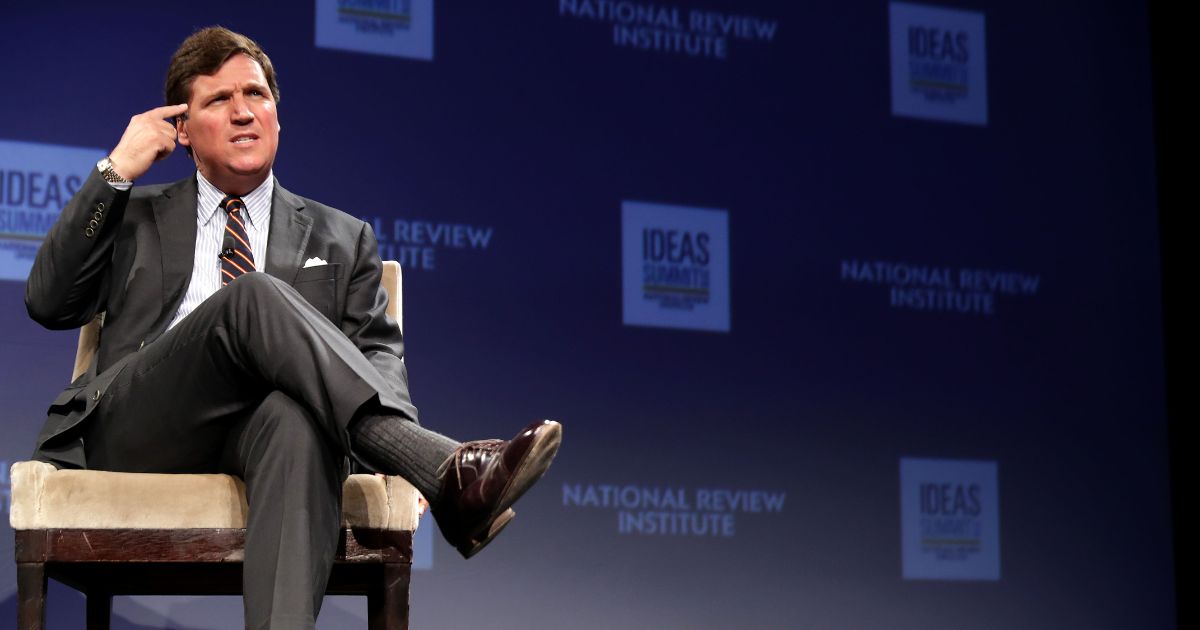 Tucker Carlson discusses 'Populism and the Right' during the National Review Institute's Ideas Summit at the Mandarin Oriental Hotel March 29, 2019 in Washington, DC.