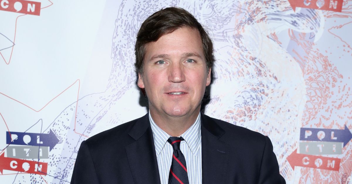Tucker Carlson attends Politicon 2018 at Los Angeles Convention Center on Oct. 21, 2018, in Los Angeles.