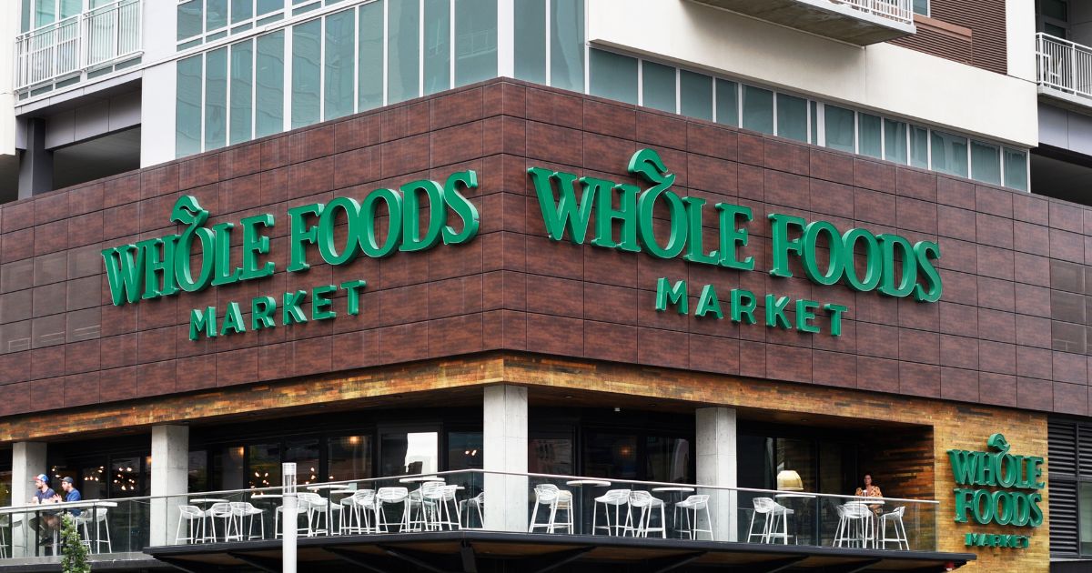 The above image is of a Whole Foods Market in downtown Denver.