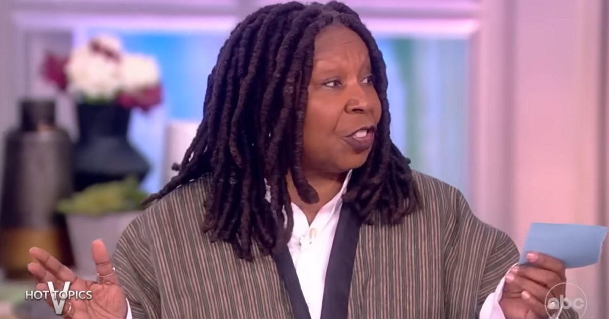 "The View" co-host Whoopi Goldberg on the show Monday.