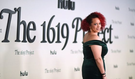 Nikole Hannah-Jones arrives at the premiere of "The 1619 Project" on Thursday, Jan. 26, 2023, at the Academy Museum of Motion Pictures in Los Angeles. (Richard Shotwell - Invision / Associated Press)