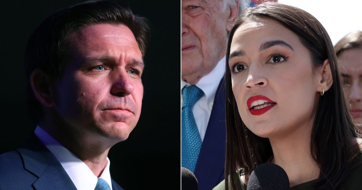 AOC tells DeSantis to read the Bible after his comments on Daniel Penny, caught on camera.