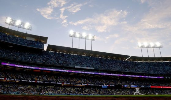 Clayton Kershaw of the Los Angeles Dodgers pitches during the second inning of a game against the Minnesota Twins at Dodger Stadium on Tuesday in Los Angeles.