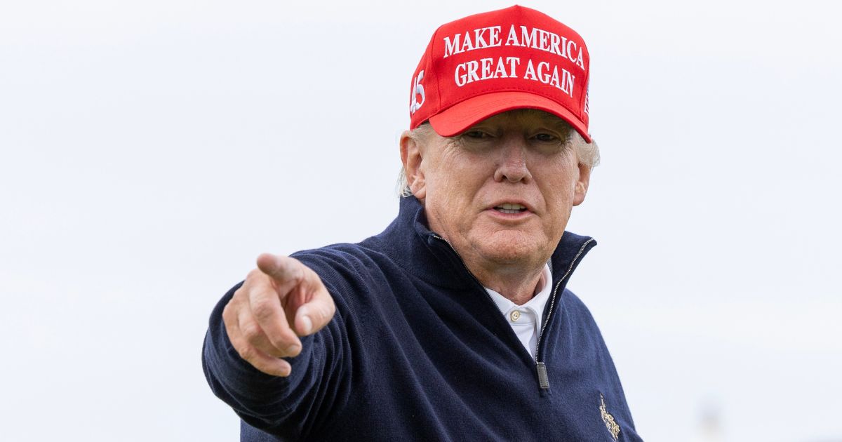 Former President Donald Trump, seen in a file photo from May 2, will appear on CNN Tuesday evening for the first time since 2016.