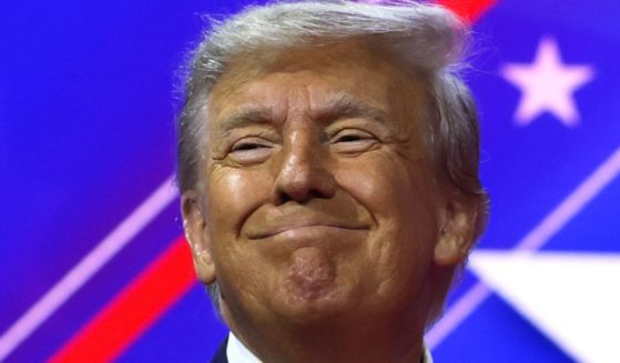 Former President Donald Trump smiles during the Conservative Political Action Conference at the Gaylord National Resort & Convention Center in National Harbor, Maryland, on March 4.